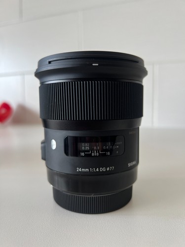 Sigma 24mm dg hsm - f/1.4,
